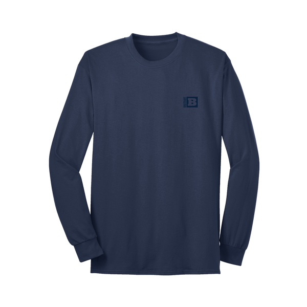 Breitbart Logo Long Sleeve T-Shirt - Navy