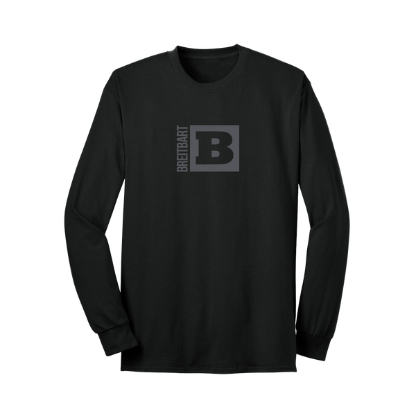 Official Breitbart Logo Long Sleeve T-Shirt - Black