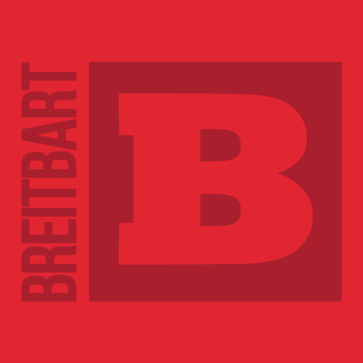 Official Breitbart Logo T-Shirt - Red