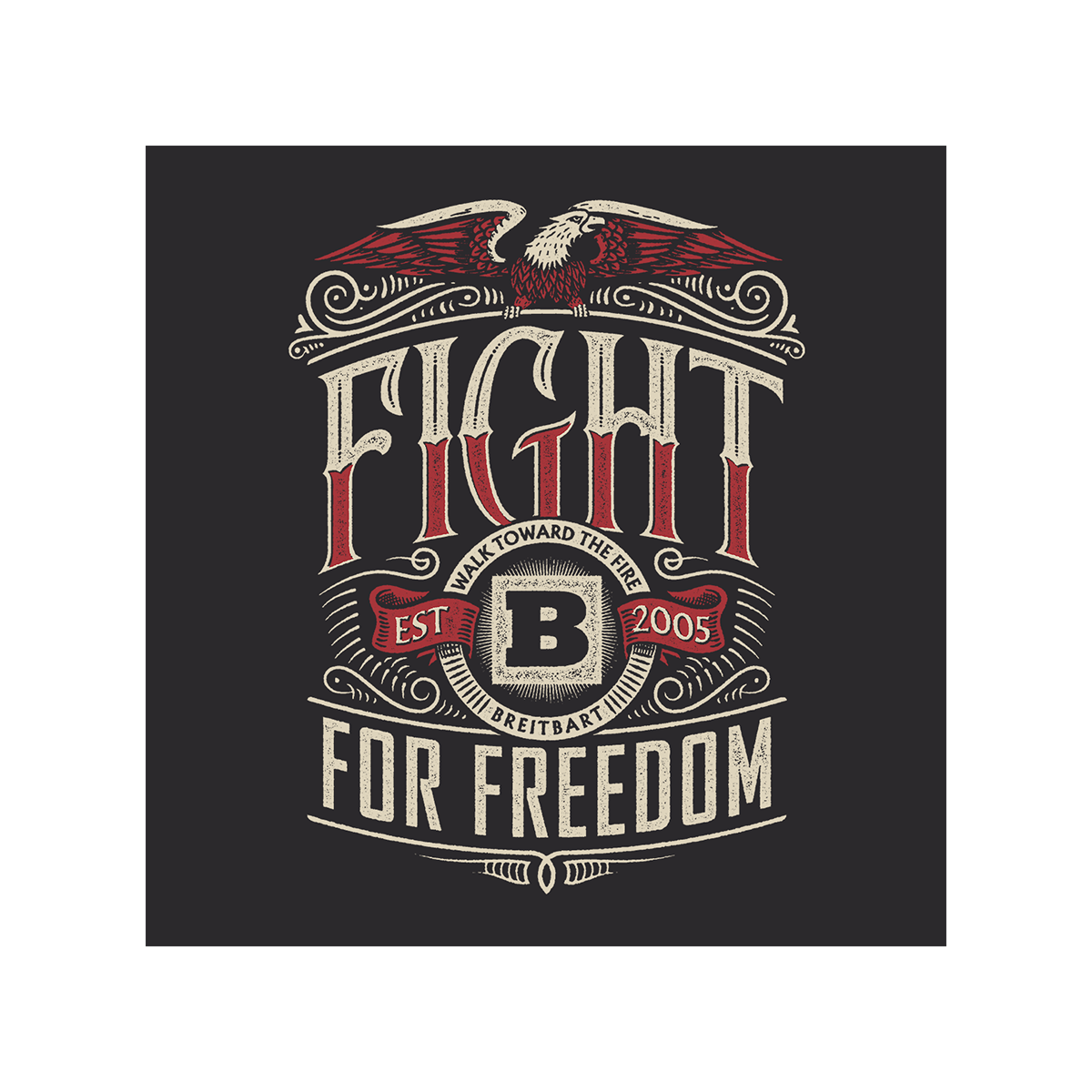 Fight For Freedom T-Shirt - Black