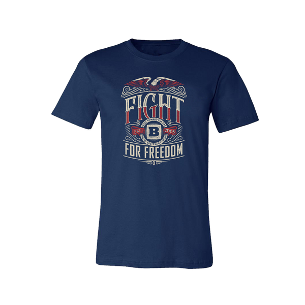 Fight For Freedom T-Shirt - Navy