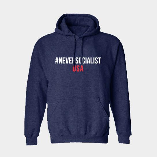 #NeverSocialist USA Sweatshirt