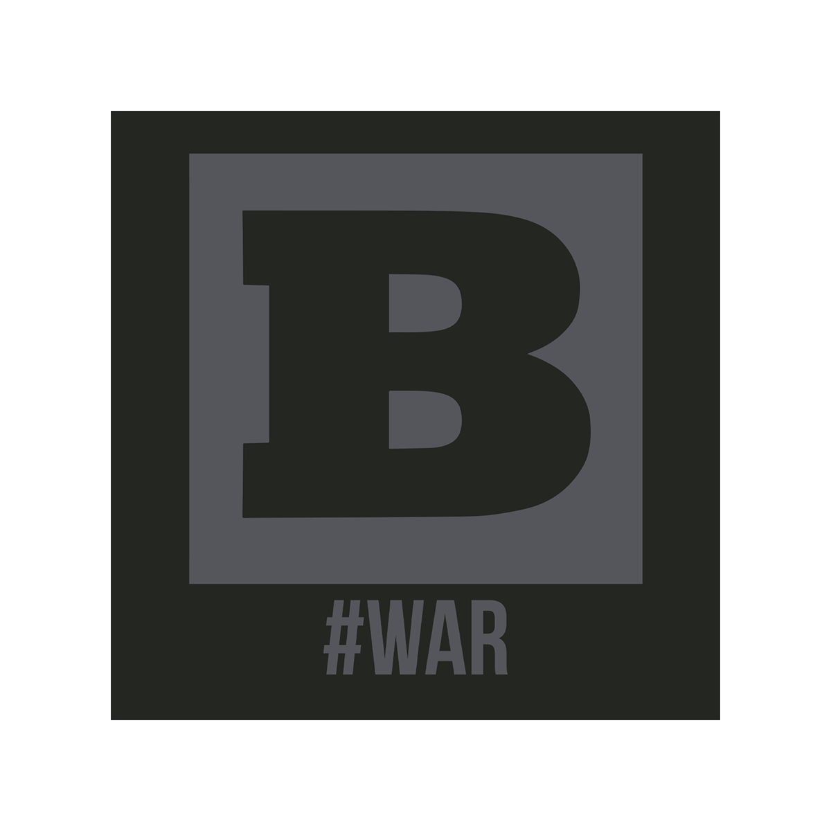 #WAR Long Sleeve T-Shirt - Black