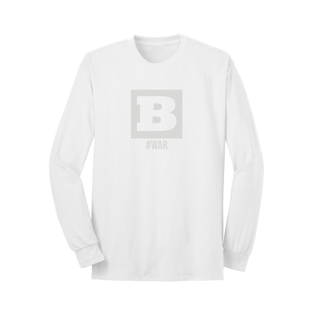 Breitbart #WAR Long Sleeve T-Shirt - White