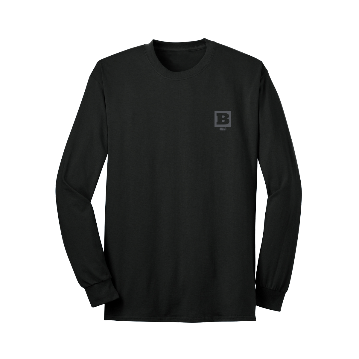#WAR Long Sleeve T-Shirt - Black