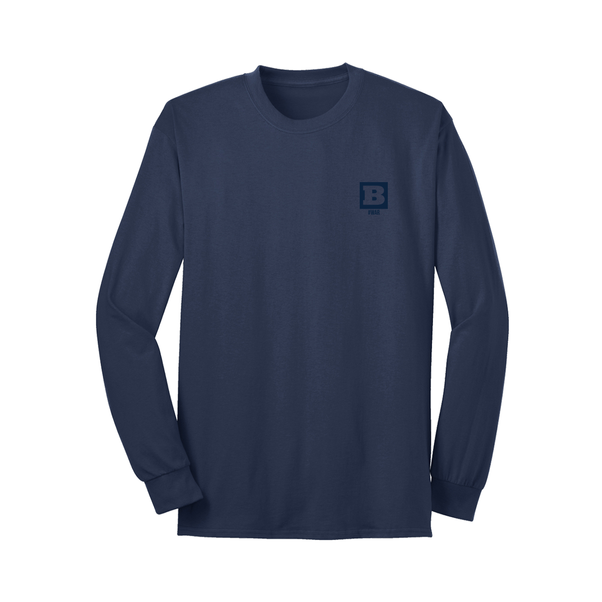 #WAR Long Sleeve T-Shirt - Navy