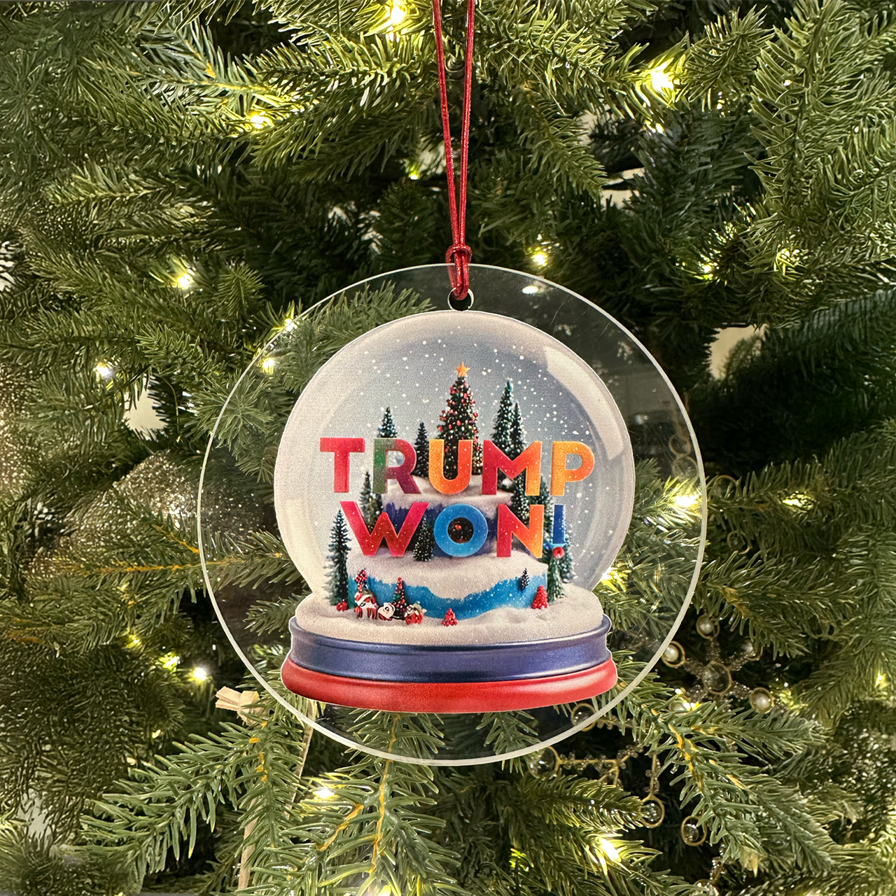 Merry MAGA Christmas Ornament