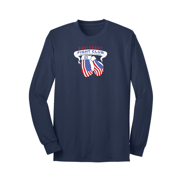 Breitbart Fight Club USA Champs Long Sleeve T-shirt - Navy