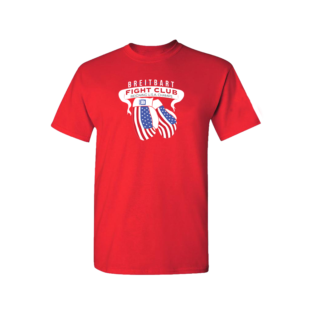 Breitbart Fight Club USA Champs T shirt Red Breitbart Store