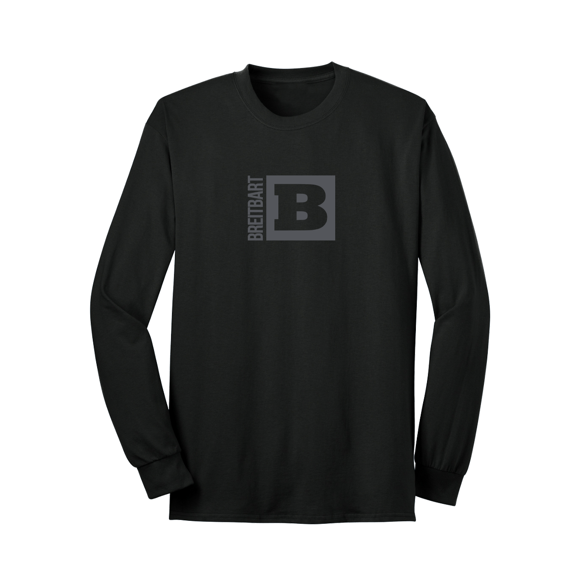 Official Breitbart Logo Long Sleeve T-Shirt - Black