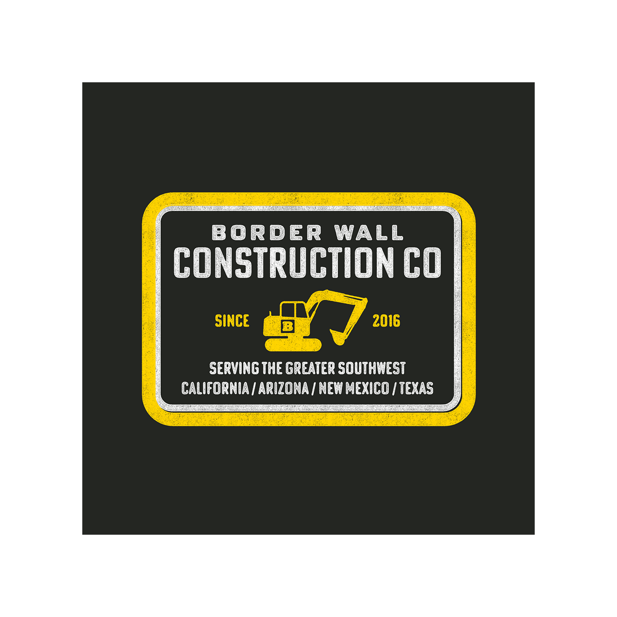 Border Wall Construction Company Long Sleeve T-Shirt - Black