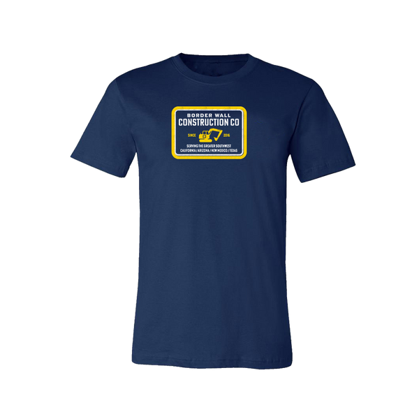 Border Wall Construction Company T-Shirt - Navy – Breitbart Border Wall Construction Company T-Shirt - Navy – Breitbart