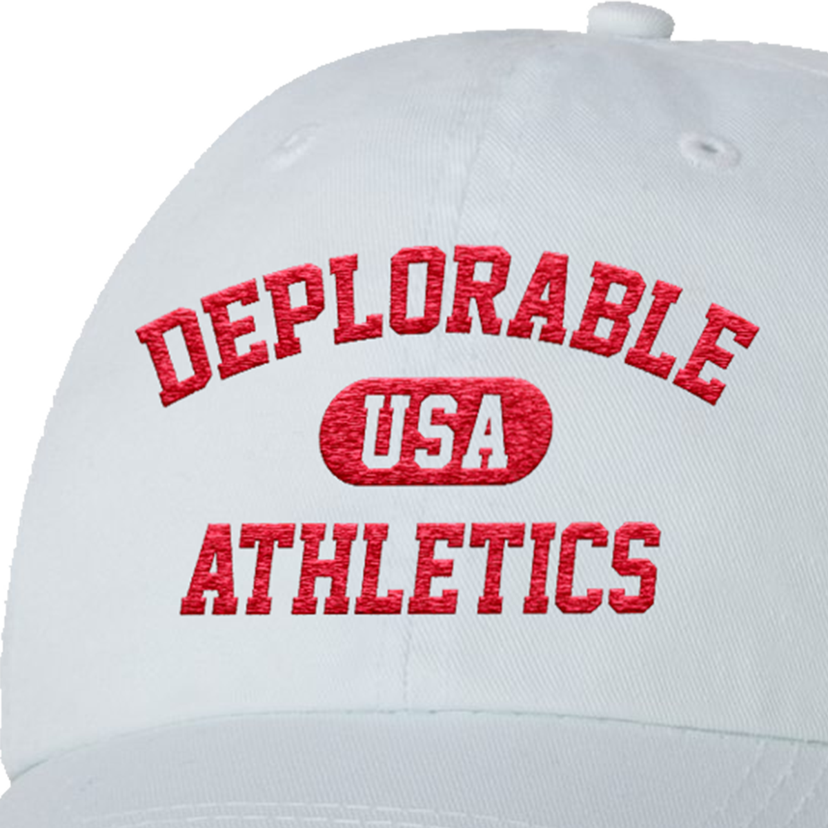 Deplorable Athletics Hat - White