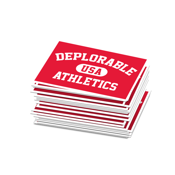 Deplorable Athletics Sticker - Set of 2