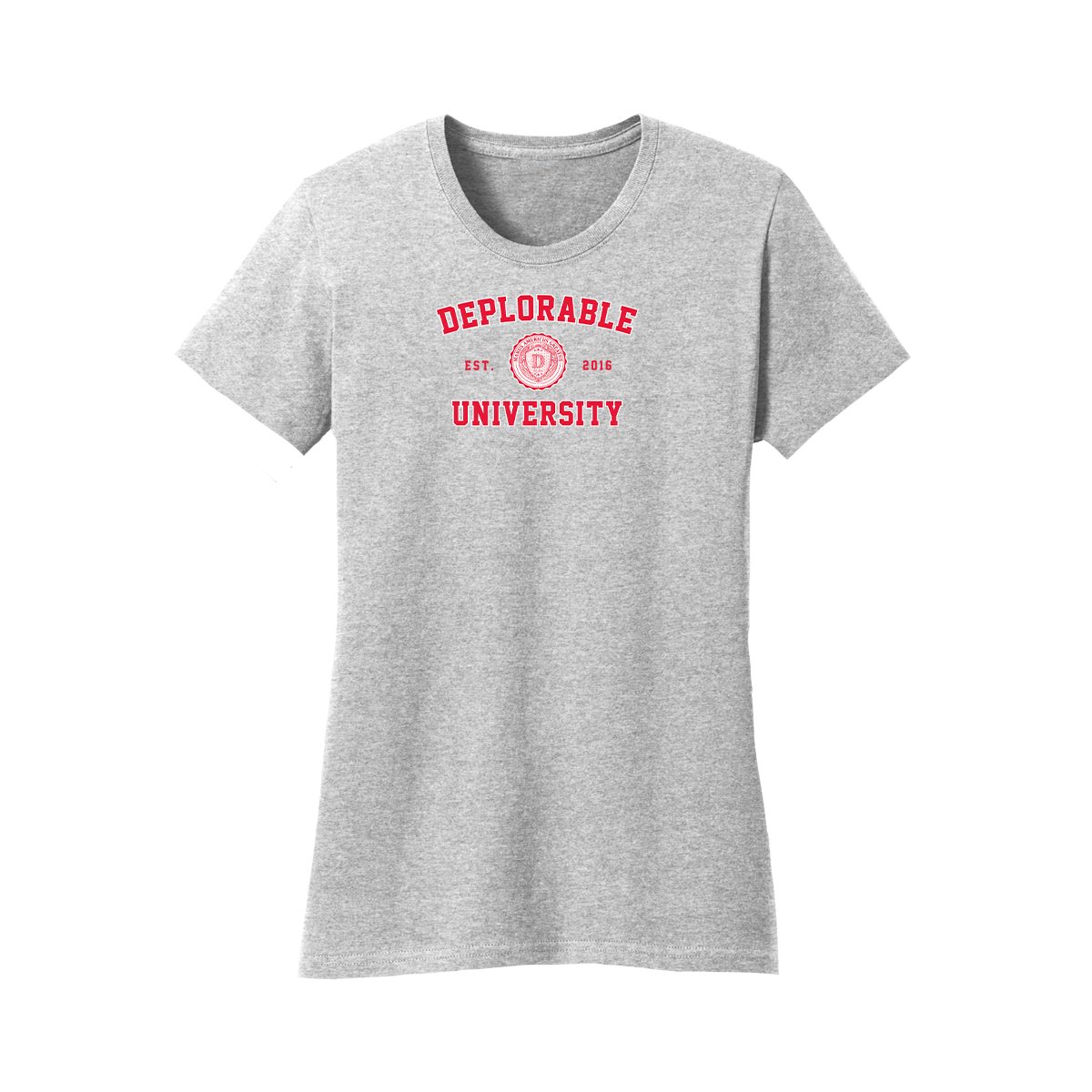 Deplorable University Women's T-Shirt - Grey