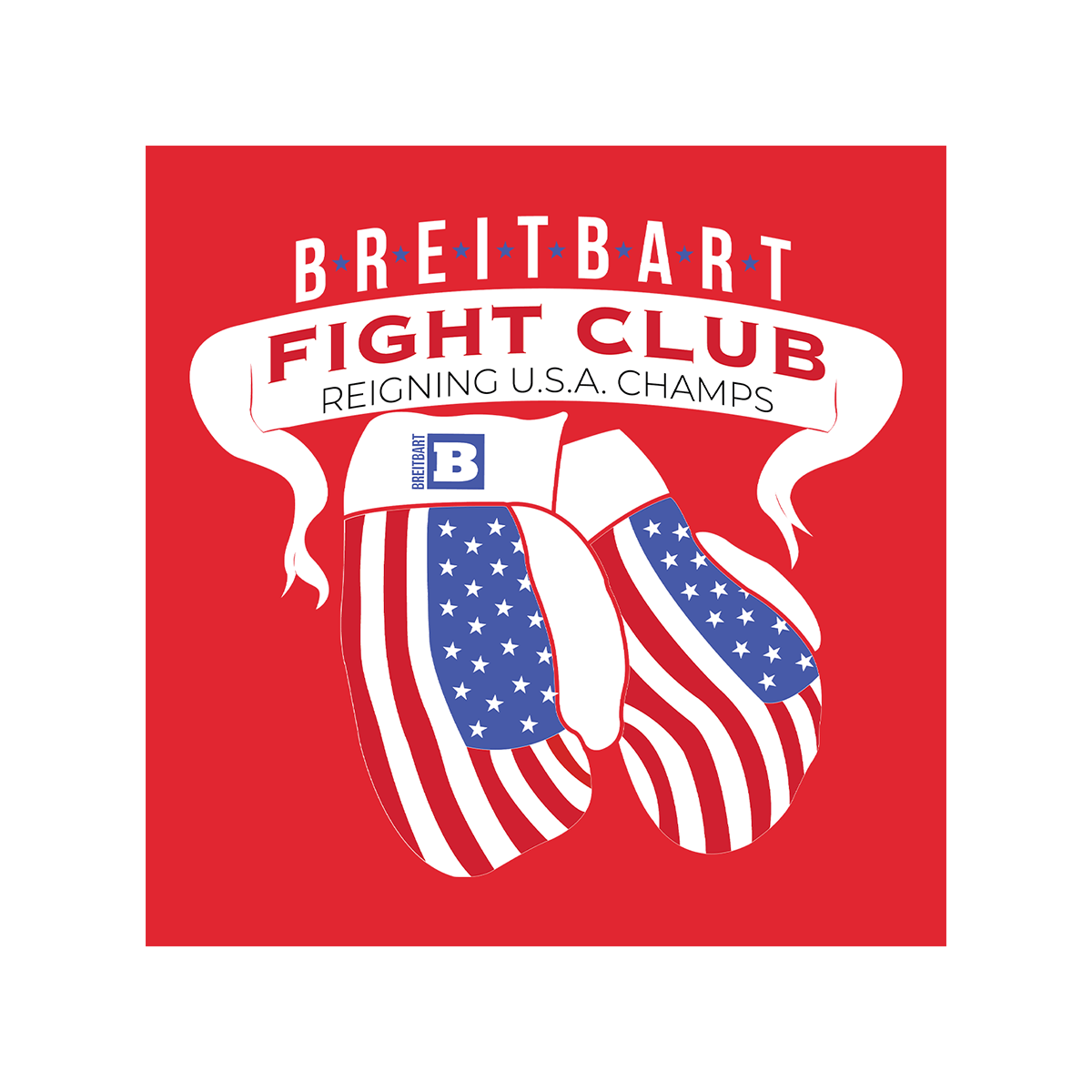 Breitbart Fight Club USA Champs T-shirt - Red