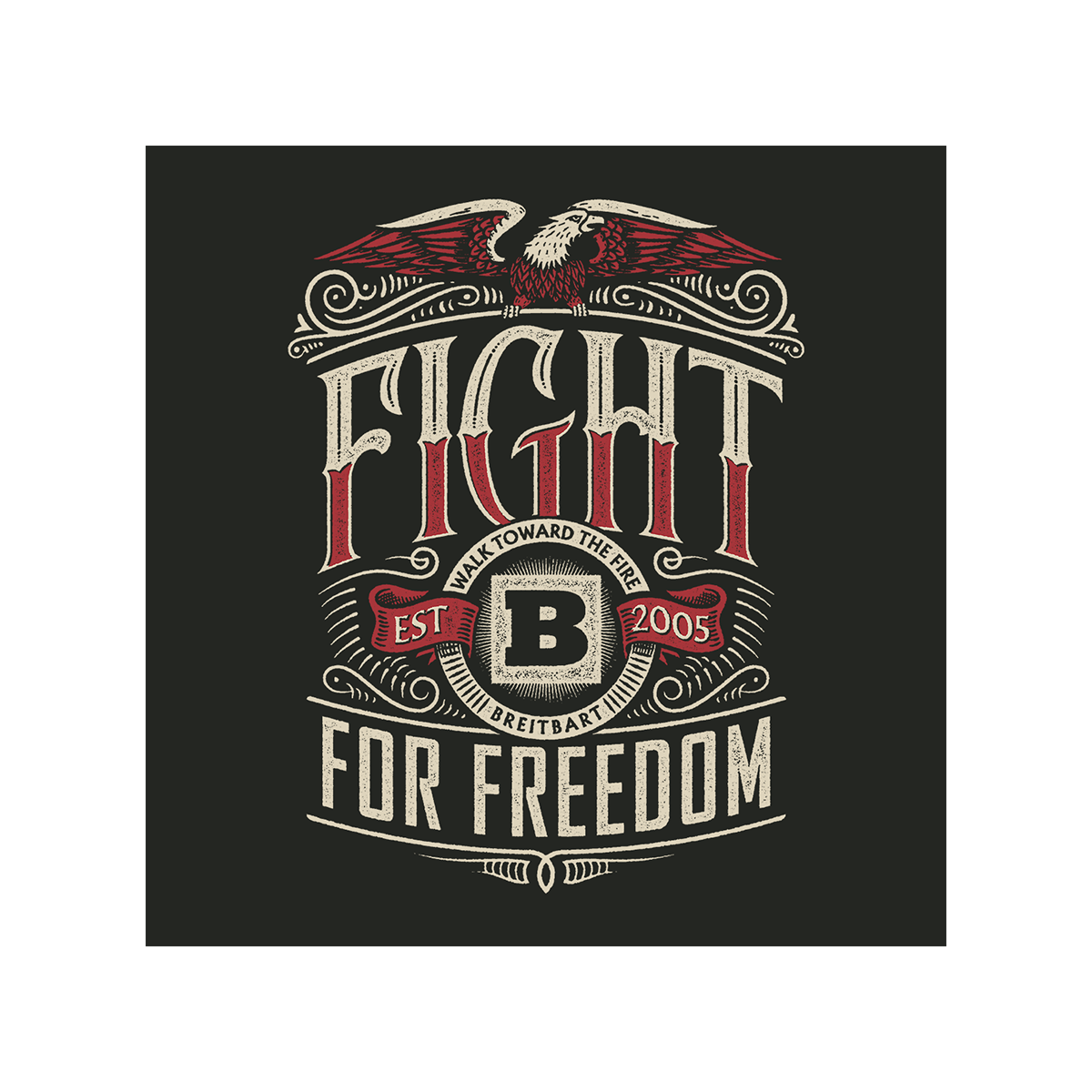 Fight For Freedom Long Sleeve T-Shirt - Black