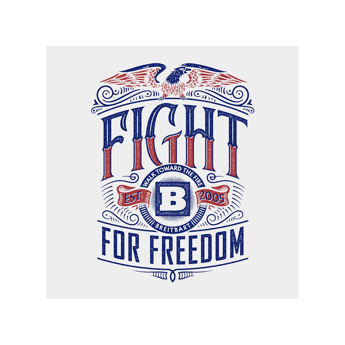 Fight For Freedom Long Sleeve T-Shirt - White