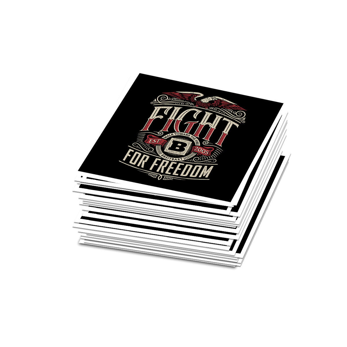 Fight for Freedom Sticker - Set of 2