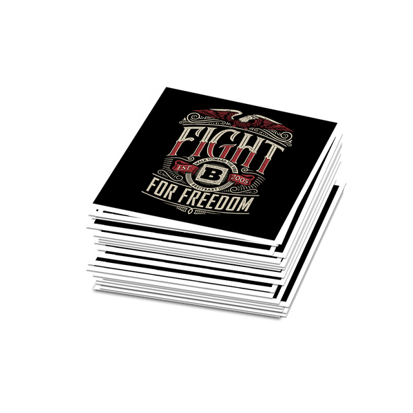 Fight for Freedom Sticker - Set of 2