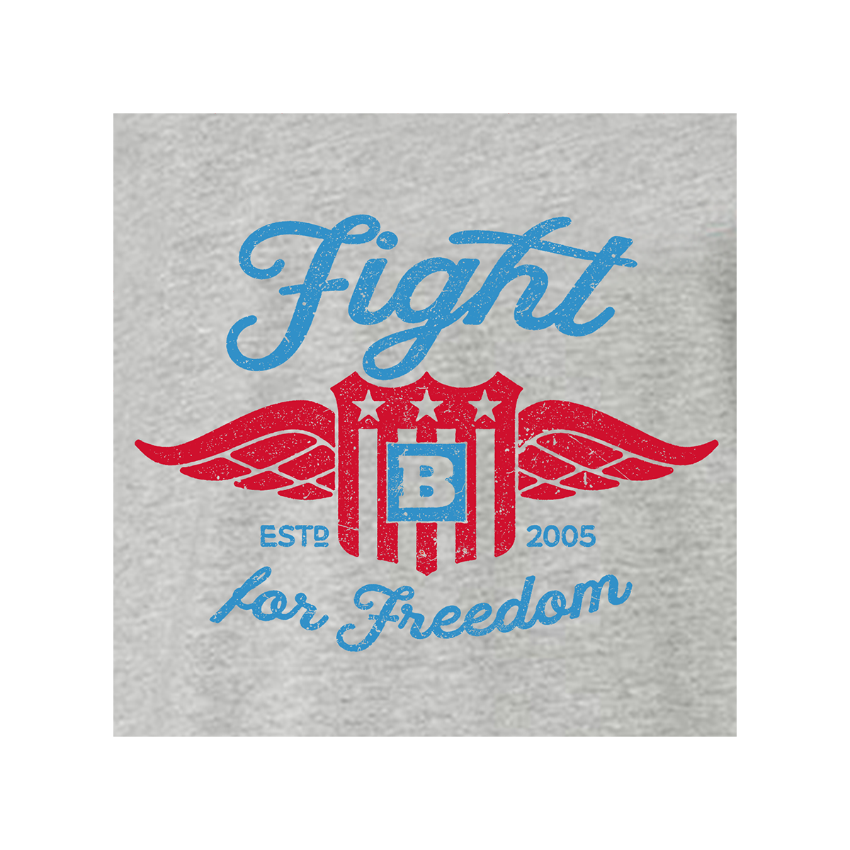 Fight For Freedom Retro Women's T-Shirt - Grey