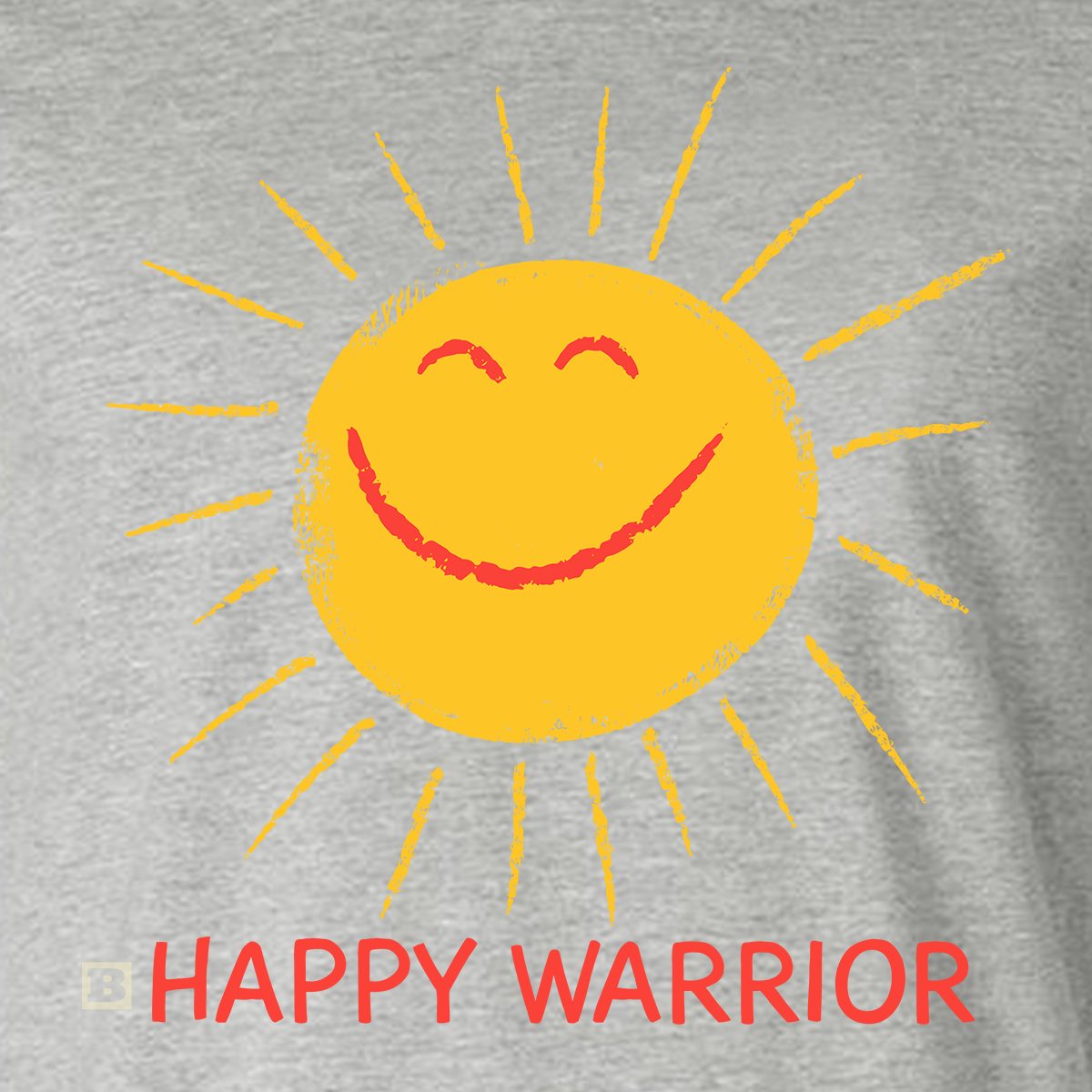 Happy Warrior Women’s T-Shirt - Grey
