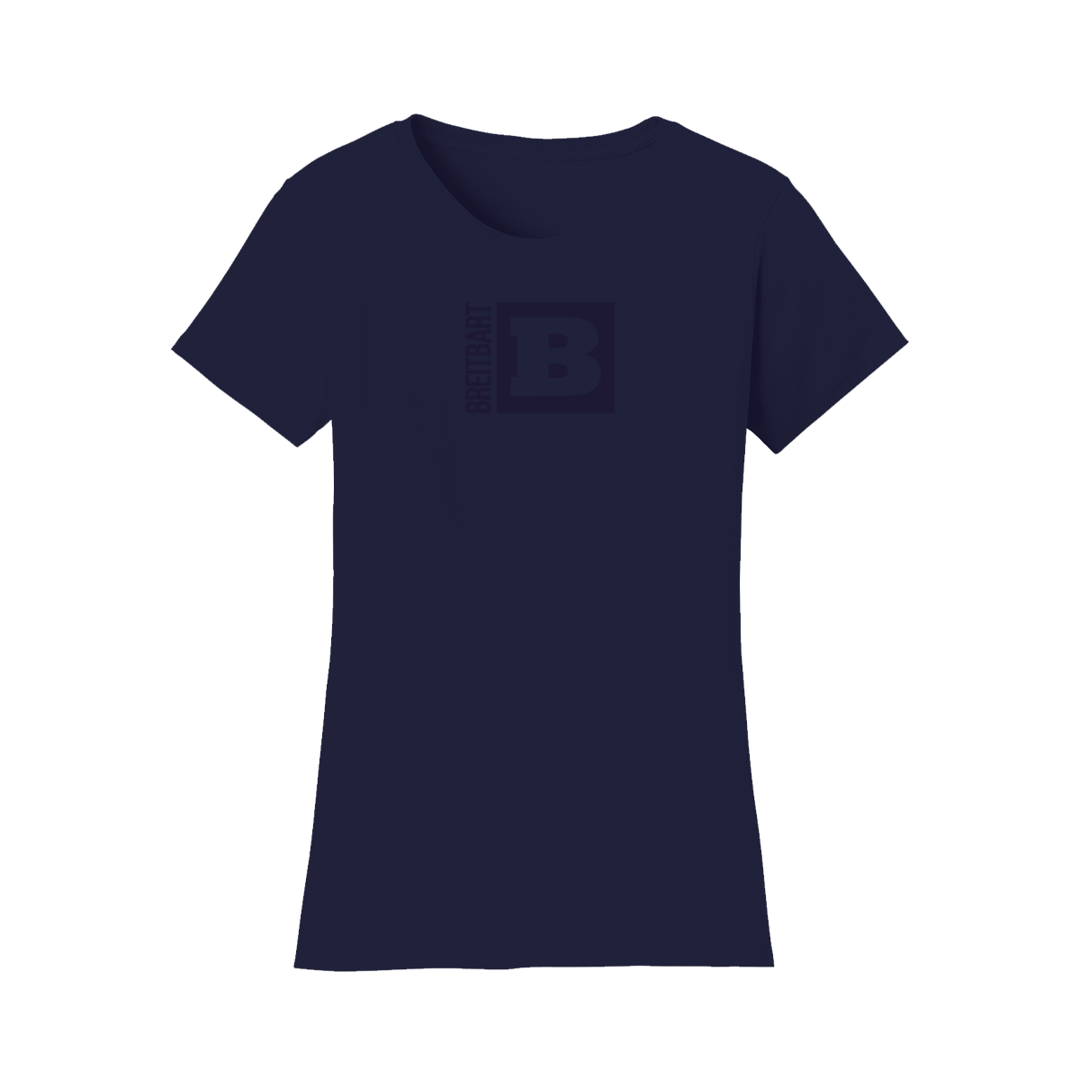 Official Breitbart Logo Women's T-Shirt - Navy