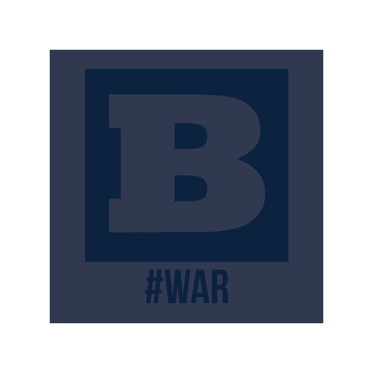 Breitbart #WAR Long Sleeve T-Shirt - Navy