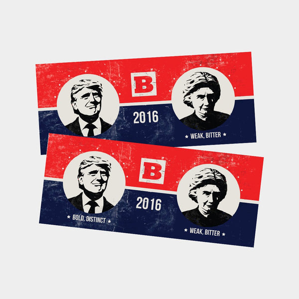 Commemorative Election Stickers - Set of 2